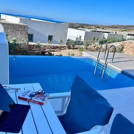 Aetheria With Private Pool Aspro Chorio